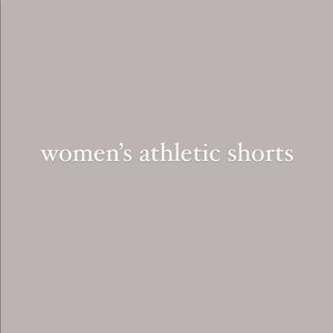 womens athletic shorts below!